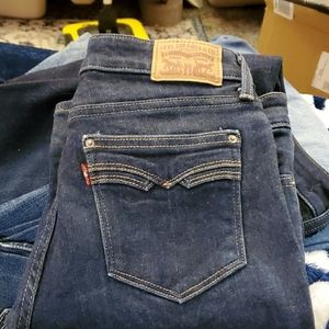 Levi 715 dark blue bootcut jeans